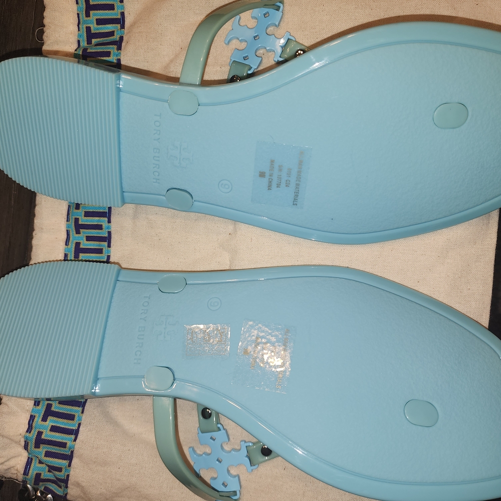 Tory Burch Blue Sandals